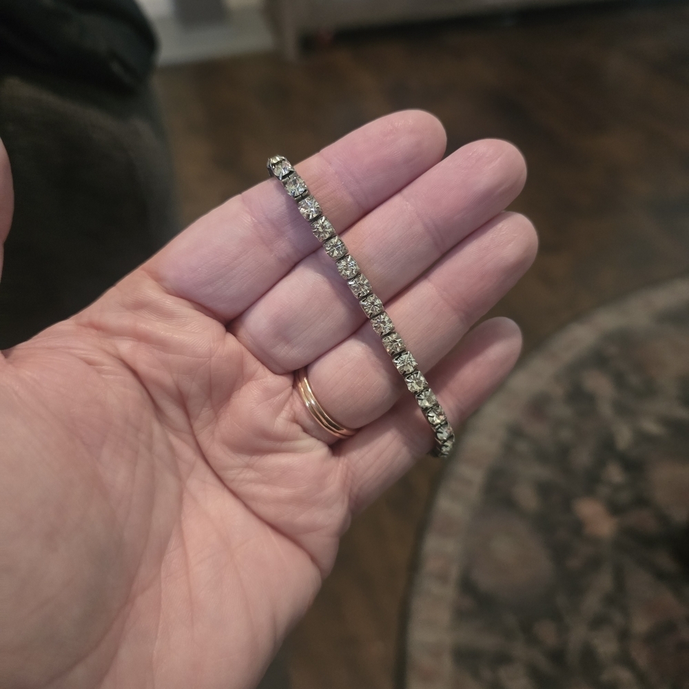 Vintage Tennis Stretch Bracelet